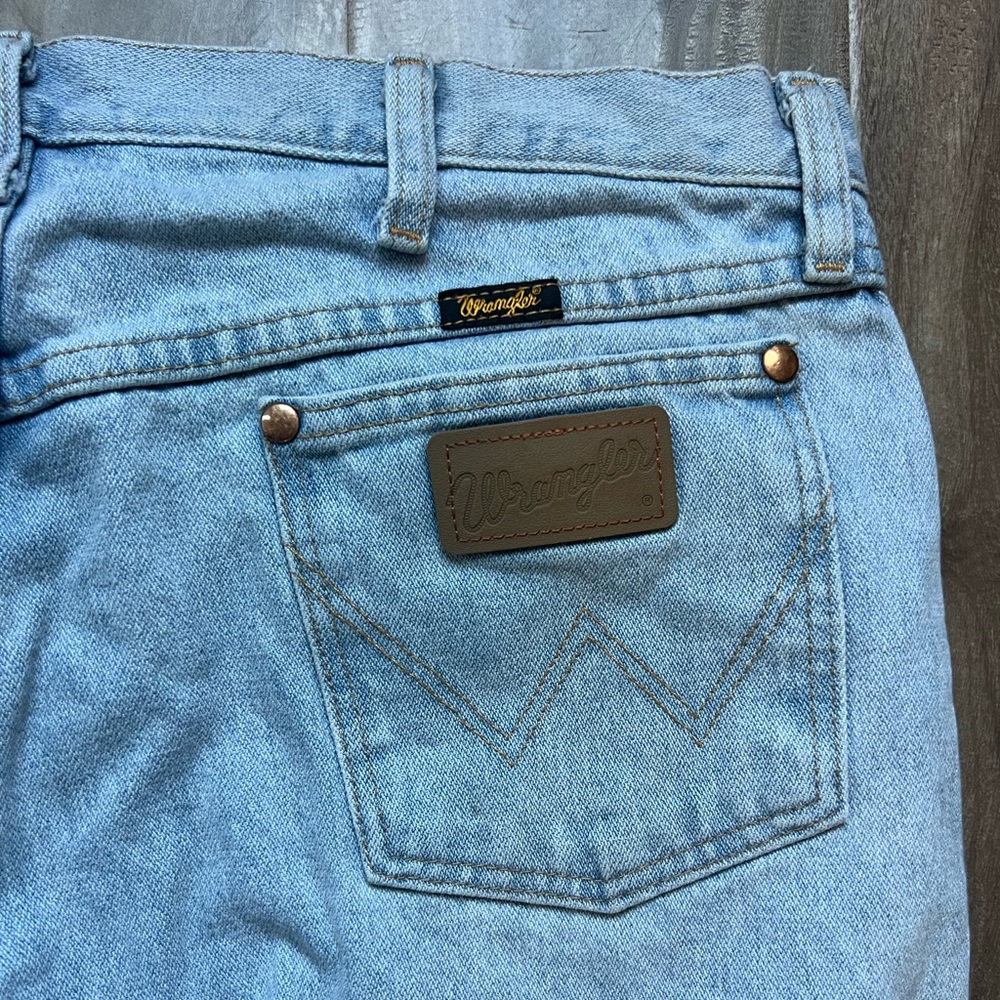 Wrangler Men's Light Blue Straight Jeans size 36x32 - Picture 9 of 9